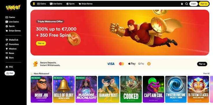 ShakeBet Casino Review